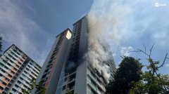 疑烘干机起火酿灾 事主冲下楼求助邻居
